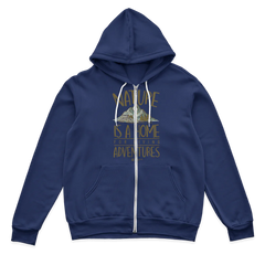 Nature Is A Home Zip Hoodie