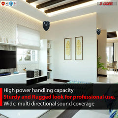 5Core Outdoor Speaker Waterproof System Wall Mounted Indoor Patio Backyard Surround Sound Home