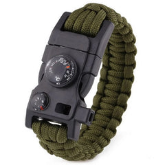 15-In-1 Paracord Survival Bracelet