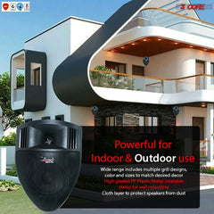 5Core Outdoor Speaker Waterproof System Wall Mounted Indoor Patio Backyard Surround Sound Home