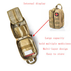 Tactical First Aid Kit Medical Molle Rip Away EMT IFAK Survival Emergency Bag