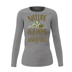 Nature Is A Home Women Long Sleeve Shirt