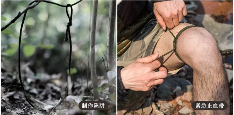 Multifunction Outdoor Survival Bracelet