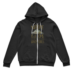 Nature Is A Home Zip Hoodie