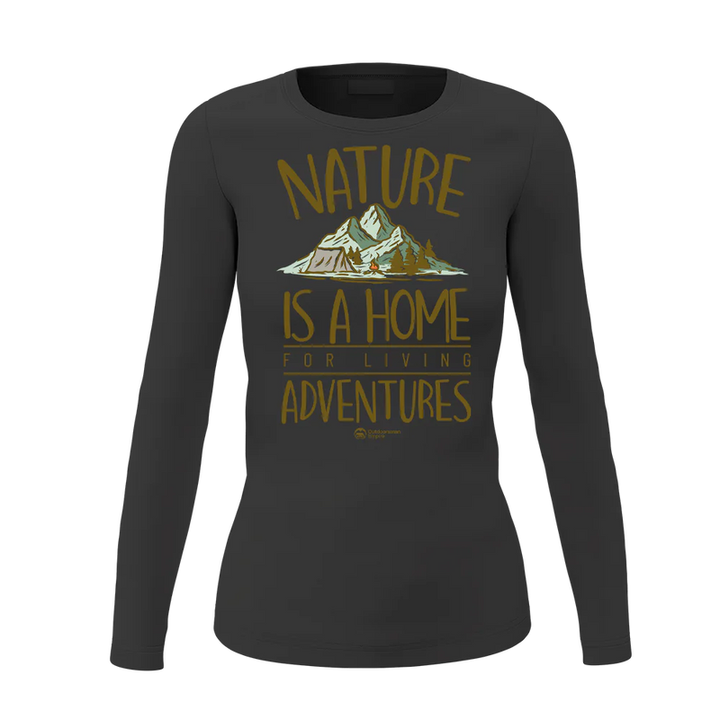 Nature Is A Home Women Long Sleeve Shirt