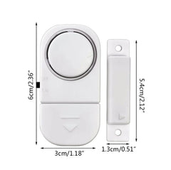 6 PCS WIRELESS Home Window Door Burglar Security ALARM System Magnetic Sensor