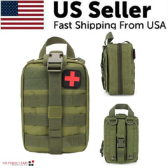 Tactical First Aid Kit Medical Molle Rip Away EMT IFAK Survival Emergency Bag