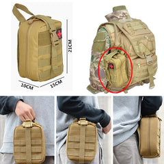 Tactical First Aid Kit Medical Molle Rip Away EMT IFAK Survival Emergency Bag