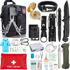 EDC Survival Gear Tool Kit 47 IN 1 Emergency SOS Survival Tools