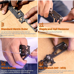 30 in 1 Mini Pocket Survival Tool